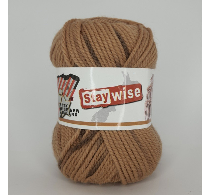 Пряжа Fulcrum Wool Stay Wise |  Стей Вайз 912 беж меланж