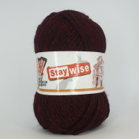 Пряжа Fulcrum Wool Stay Wise |  Стей Вайз 947 бордо мікс