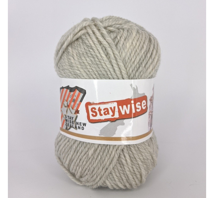 Пряжа Fulcrum Wool Stay Wise |  Стей Вайз 950 св.сірий натур