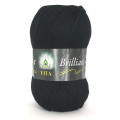 Пряжа Vita Brilliant | Віта Брілліант 4952 чорний