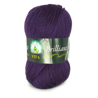 Пряжа Vita Brilliant | Віта Брілліант 4977 баклажан