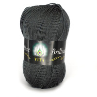 Пряжа Vita Brilliant | Віта Брілліант 4980 асфальт