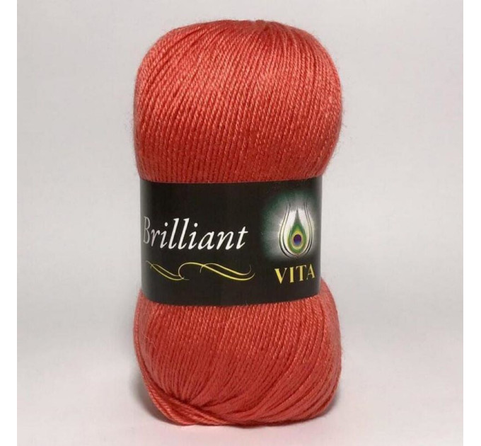 Пряжа Vita Brilliant | Віта Брілліант 5122 корал
