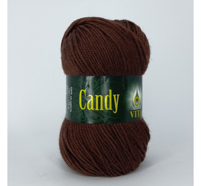 Пряжа Vita Candy | Віта Канді 2535 шоколад