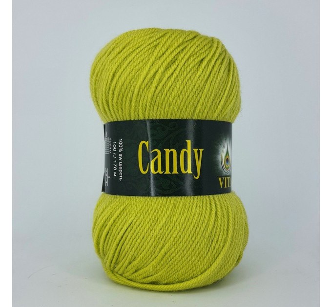 Пряжа Vita Candy | Віта Канді 2542 яскравий салат