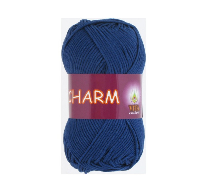 Пряжа Vita Cotton Charm (Віта Коттон Шарм) 4158 синій