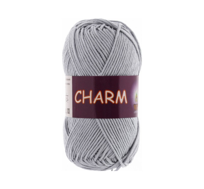 Пряжа Vita Cotton Charm (Віта Коттон Шарм) 4179 сірий