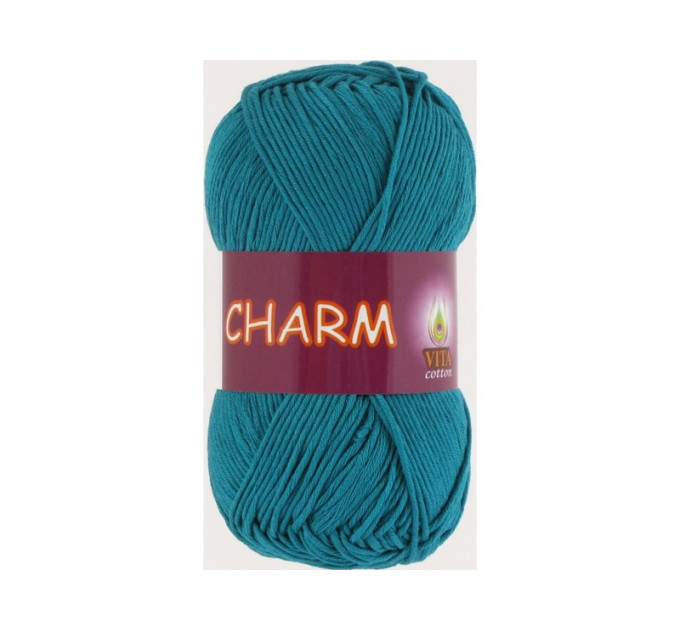 Пряжа Vita Cotton Charm (Віта Коттон Шарм) 4193 петроль