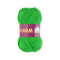 Пряжа Vita Cotton Charm (Віта Коттон Шарм) 4194 молода зелень