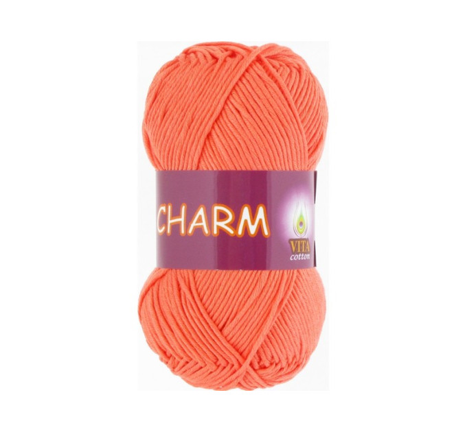 Пряжа Vita Cotton Charm (Віта Коттон Шарм) 4196 оранж