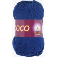 Пряжа Vita Cotton Coco (Віта Коттон Коко) 3857 синій