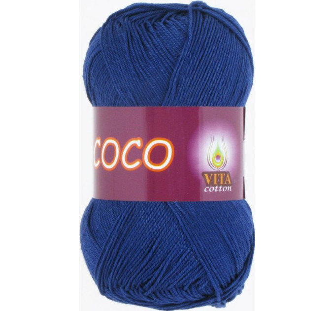 Пряжа Vita Cotton Coco (Віта Коттон Коко) 3857 синій