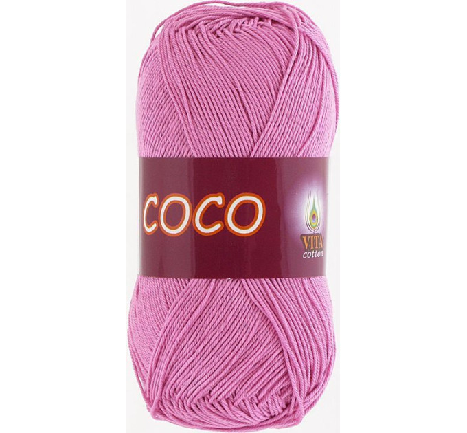 Пряжа Vita Cotton Coco (Віта Коттон Коко) 4304 рожевий