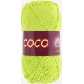 Пряжа Vita Cotton Coco (Віта Коттон Коко) 4309 салатовий