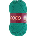 Пряжа Vita Cotton Coco (Віта Коттон Коко) 4310 смарагдовий