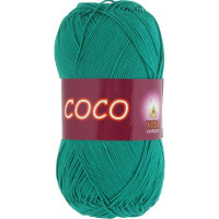 Пряжа Vita Cotton Coco (Віта Коттон Коко) 4310 смарагдовий