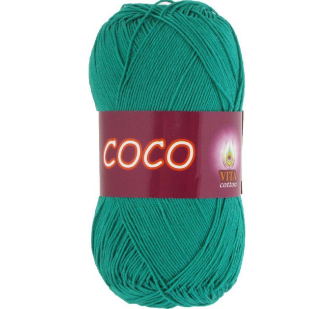 Пряжа Vita Cotton Coco (Віта Коттон Коко) 4310 смарагдовий