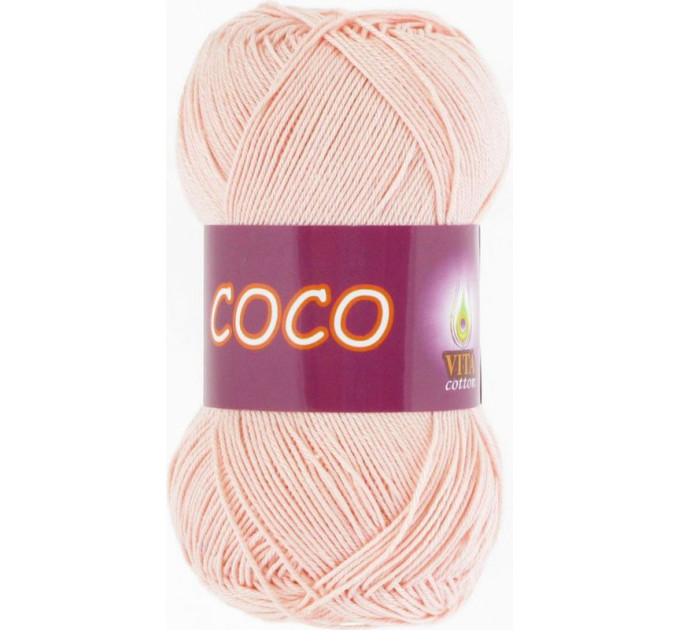Пряжа Vita Cotton Coco (Віта Коттон Коко) 4317 персик