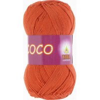 Пряжа Vita Cotton Coco (Віта Коттон Коко) 4321 терракот