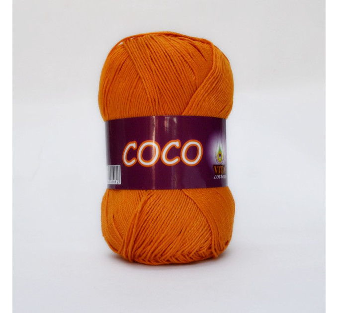 Пряжа Vita Cotton Coco (Віта Коттон Коко) 4329 оранж