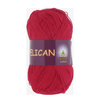 Пряжа Vita Cotton Pelican (Віта Коттон Пелікан) 3966 червоний