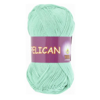 Пряжа Vita Cotton Pelican (Віта Коттон Пелікан) 3970 світла м'ята 