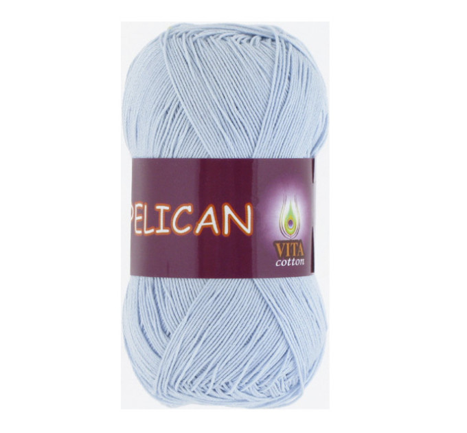 Пряжа Vita Cotton Pelican (Віта Коттон Пелікан) 3974 блакитний