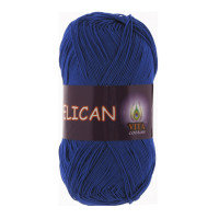 Пряжа Vita Cotton Pelican (Віта Коттон Пелікан) 3983 темно-синій