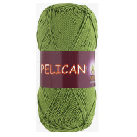 Пряжа Vita Cotton Pelican (Віта Коттон Пелікан) 3995 трава