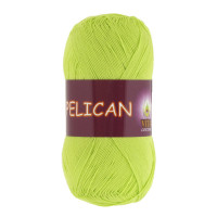 Пряжа Vita Cotton Pelican (Віта Коттон Пелікан) 3996 салатовий