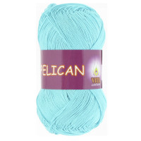 Пряжа Vita Cotton Pelican (Віта Коттон Пелікан) 3999 світла бірюза