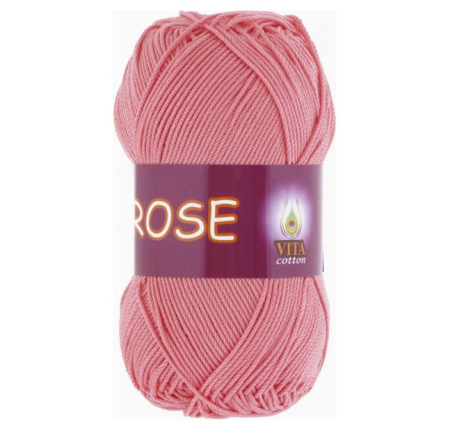 Пряжа Vita Cotton Rose (Віта Коттон Роза) 3905 троянда