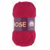 Пряжа Vita Cotton Rose (Віта Коттон Роза) 3917 червоний