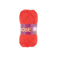 Пряжа Vita Cotton Rose (Віта Коттон Роза) 4252 вогняний