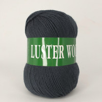 Пряжа Vita Luster wool | Віта Ластер вул 100 3369 темно сірий
