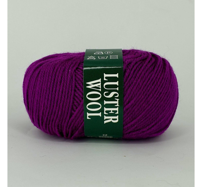 Пряжа Vita Luster wool | Віта Ластер вул 50 3372 фіолет