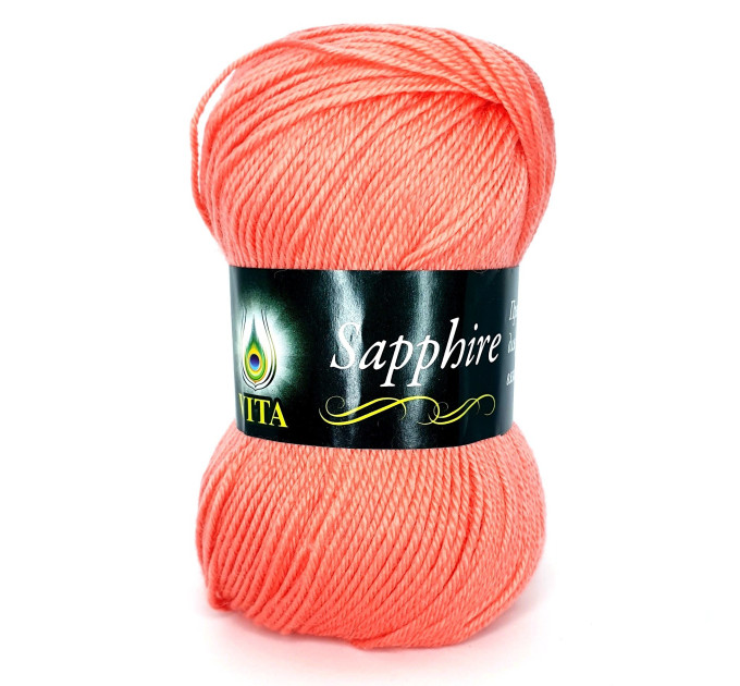 Пряжа Vita Sapphire | Віта Сапфір 1526 корал