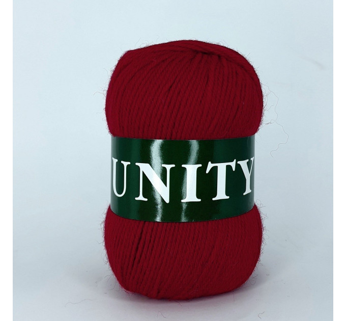 Пряжа Vita Unity | Віта Юніті 2035 темно-червоний