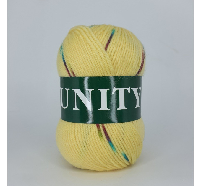 Пряжа Vita Unity | Віта Юніті 2041 жовтий з вкрапленням