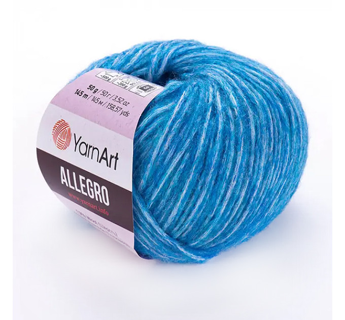 Пряжа YarnArt Allegro | ЯрнАрт Аллегро 708 блакитний
