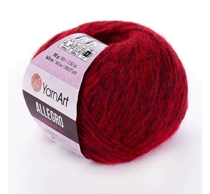 Пряжа YarnArt Allegro | ЯрнАрт Аллегро 711 бордо
