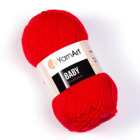 Пряжа YarnArt Baby | ЯрнАрт Бебі 156 червоний