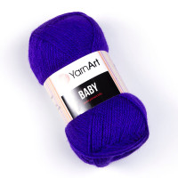 Пряжа YarnArt Baby | ЯрнАрт Бебі 203 ультрамарин