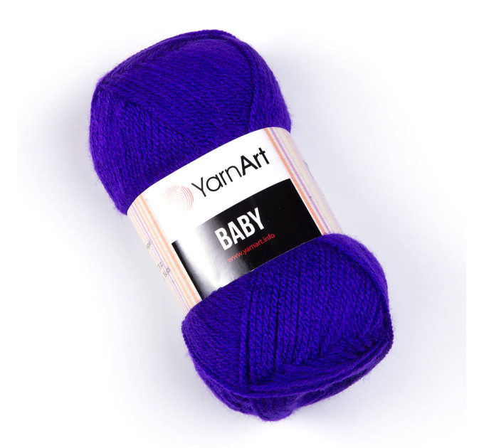 Пряжа YarnArt Baby | ЯрнАрт Бебі 203 ультрамарин