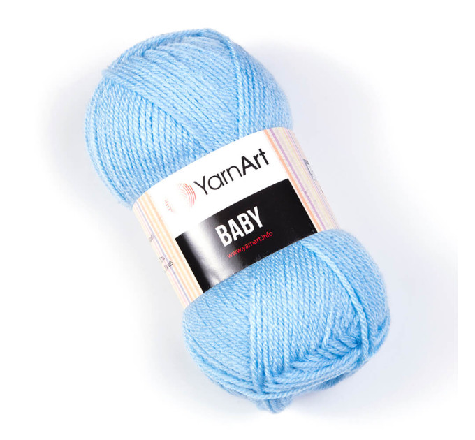 Пряжа YarnArt Baby | ЯрнАрт Бебі 215 блакитний