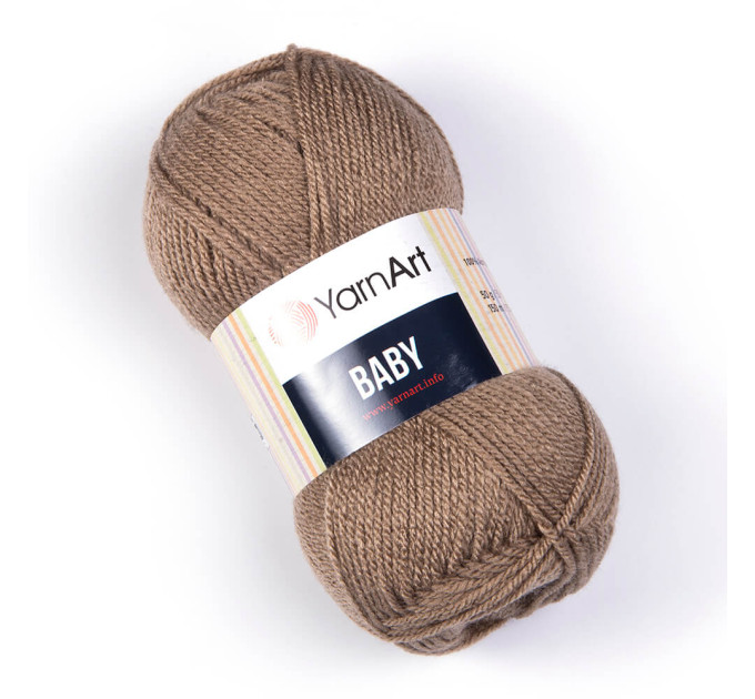 Пряжа YarnArt Baby | ЯрнАрт Бебі 218 світло-коричневий