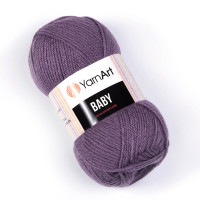 Пряжа YarnArt Baby | ЯрнАрт Бебі 852 темна лаванда Пряжа YarnArt Baby | ЯрнАрт Бебі 852 темна лаванда