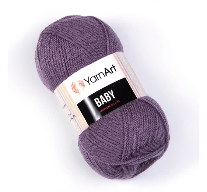 Пряжа YarnArt Baby | ЯрнАрт Бебі 852 темна лаванда