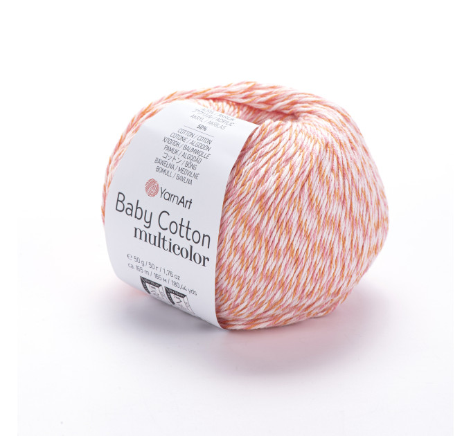 Пряжа YarnArt Baby Cotton Multicolor | ЯрнАрт Бебі Коттон Мультиколор 5205