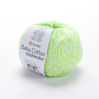 Пряжа YarnArt Baby Cotton Multicolor | ЯрнАрт Бебі Коттон Мультиколор 5206 Пряжа YarnArt Baby Cotton Multicolor | ЯрнАрт Бебі Коттон Мультиколор 5206